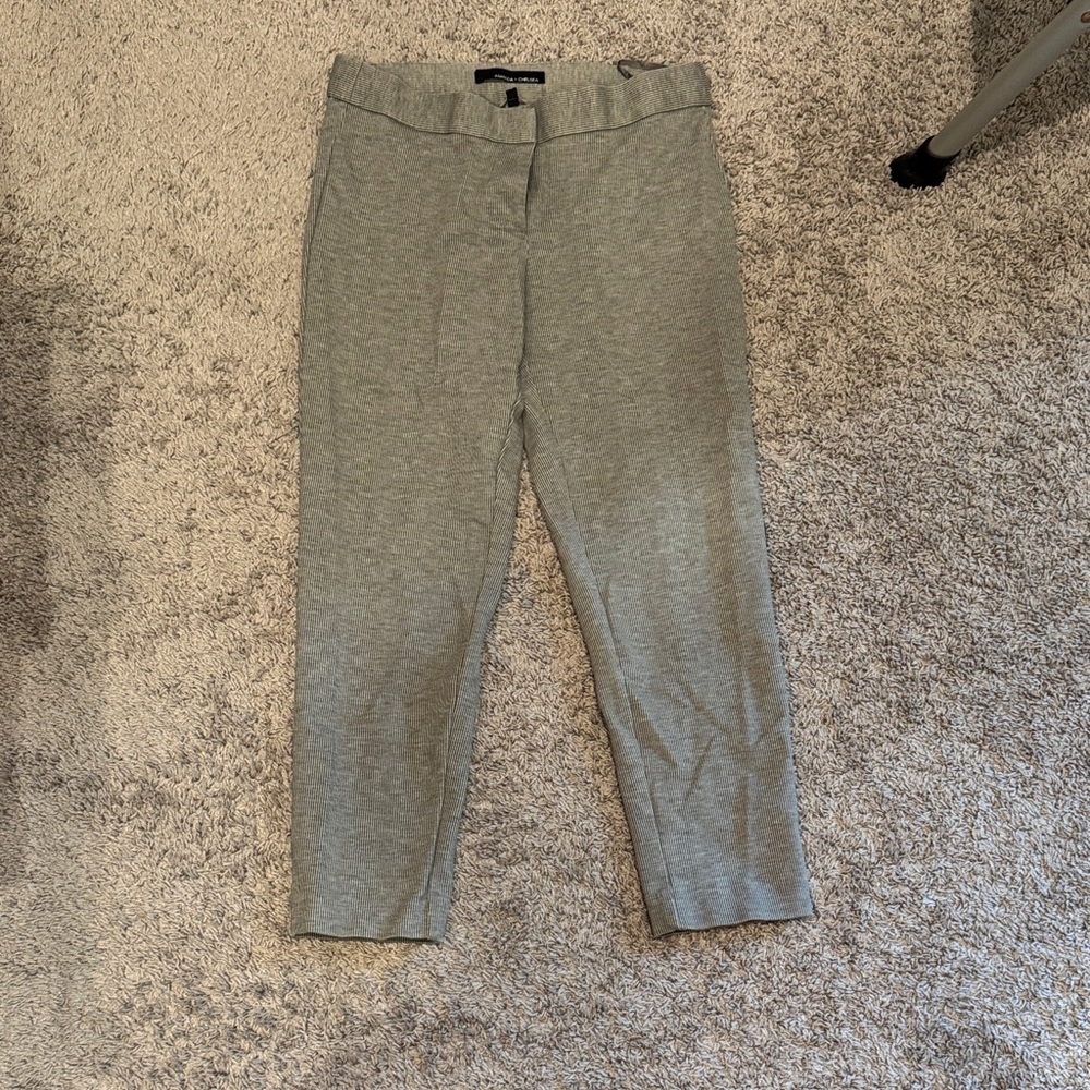 Amanda & Chelsea Light Gray Checkered Pants